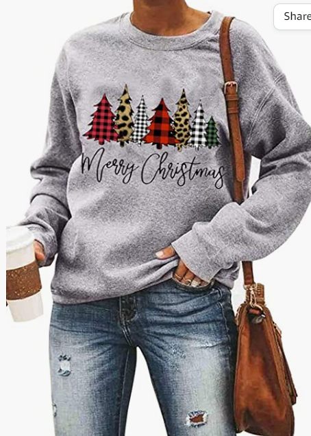 Womens Crew Neck Color Block/ Solid Sweatshirts 