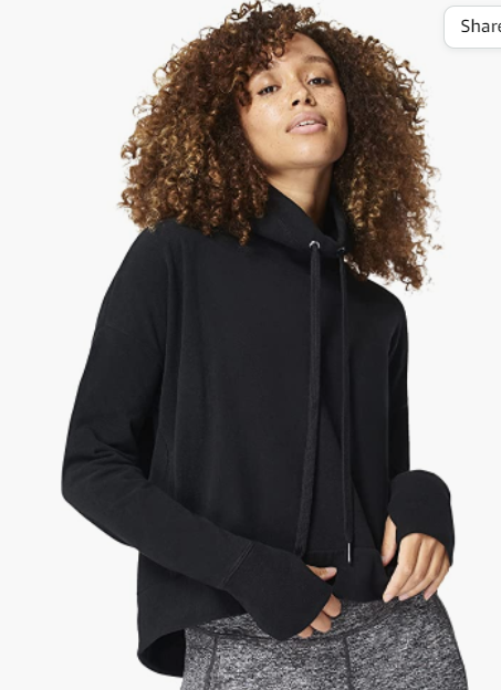 Womens Sustainable Harmonise Luxe Fleece Sweatshirt