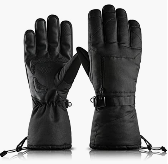 Snow Gloves, Warm and Waterproof Ski Gloves for Men/ Womens Winter Gloves