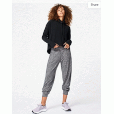 Womens Sustainable Harmonise Luxe Fleece Sweatshirt