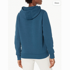 Women's Relaxed Fit Midweight Logo Sleeve Graphic Sweatshirt