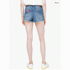 Women's Ight Waz Denim Short Trouser